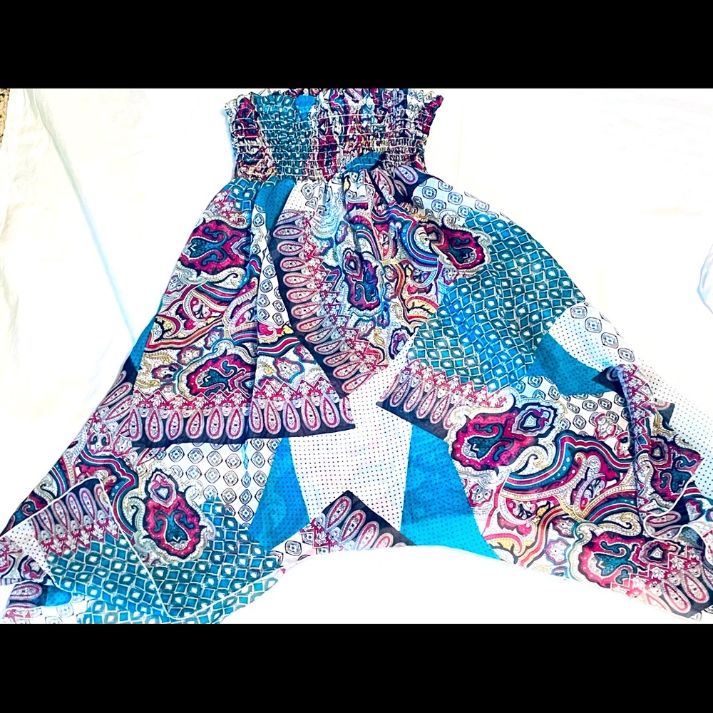 Sheer FANG blouse jr size M (fits like womens  small)